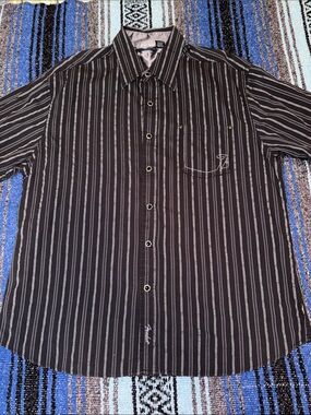 Fender Custom Shop By Da Vinci Striped Snap Button Cowboy Shirt